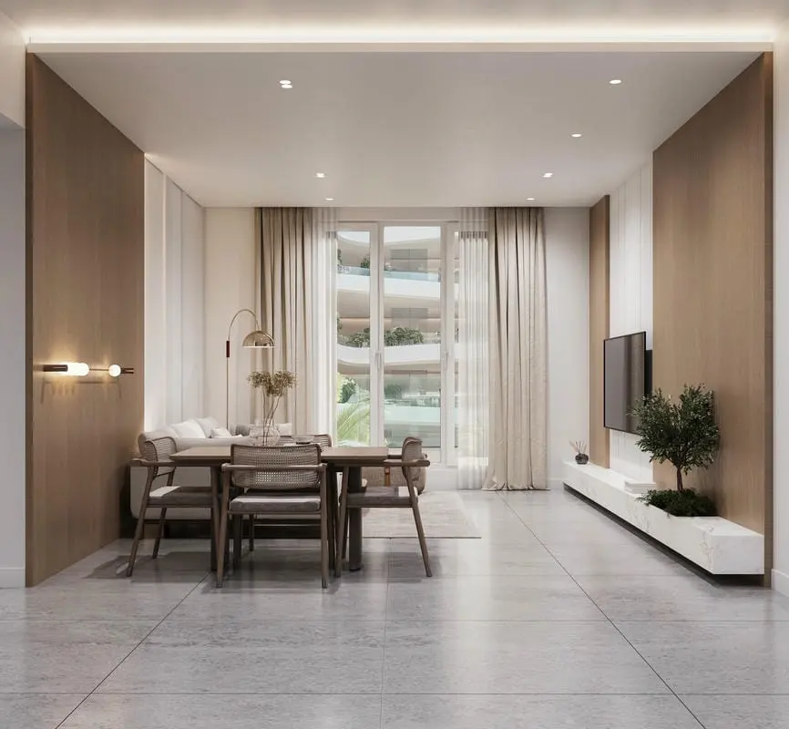 شقة غرفة وصالة بمساحة 92 م² في واحة المعرفة مسقط – اب تاون